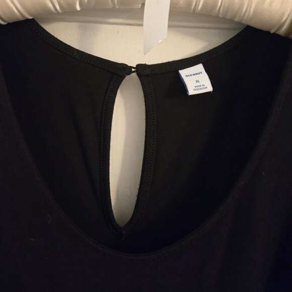 OLD NAVY Bohemian Style Wide-Leg Black Jumpsuit NWOT/SIZE XL - Picture 11 of 13